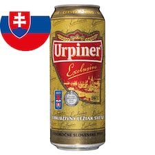 Urpiner Exlusive 16° exkluzívny ležiak svetlý 500 ml