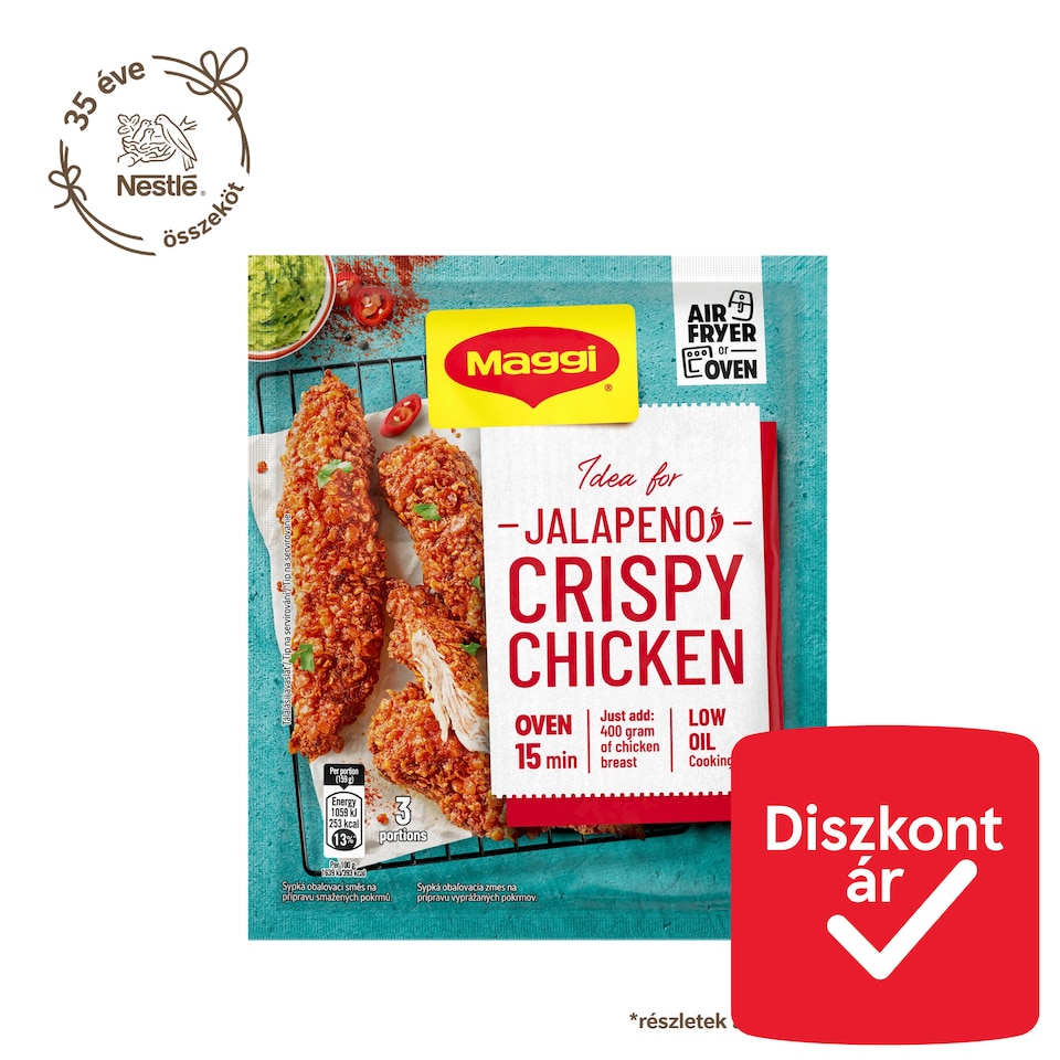 Maggi Crispy jalapeno panírmorzsa alap jalapeno paprikával amerikai stílusú ételekhez 66 g 