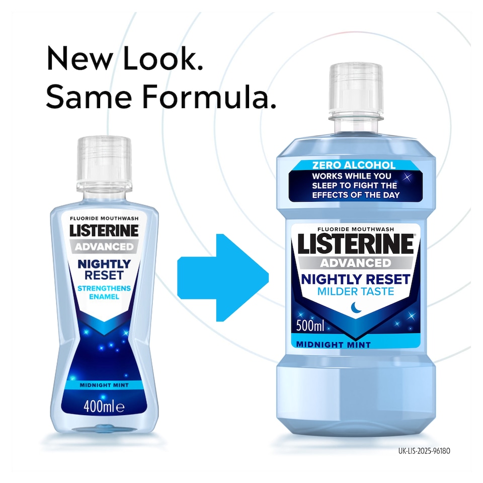 image 1 of Listerine Advanced Nightly Reset Mouthwash 500ml