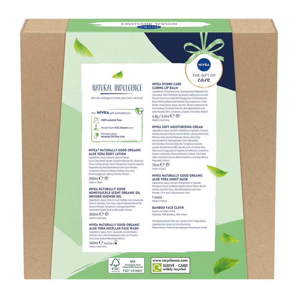 image 1 of Nivea Natural Indulgence Gift Set