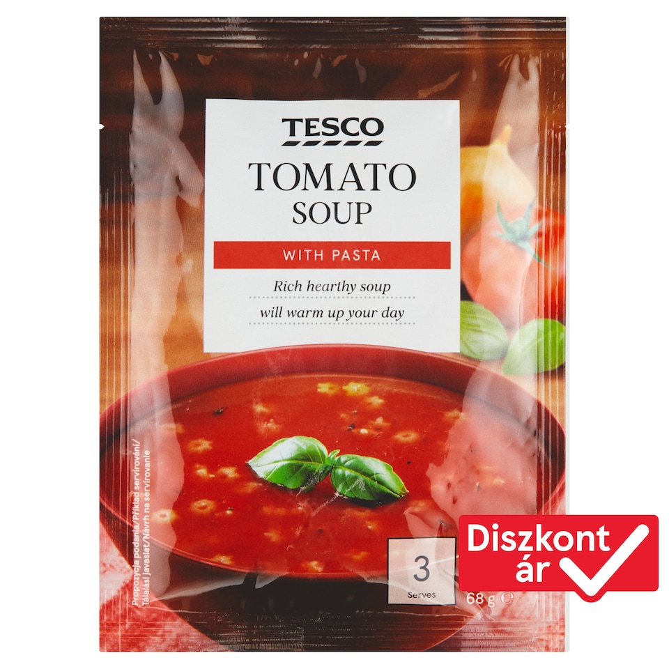Tesco paradicsomleves tésztával 68 g