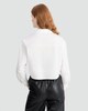 image 3 of F&F Pure Cotton Cropped Pocket Front Button Up Shirt in White