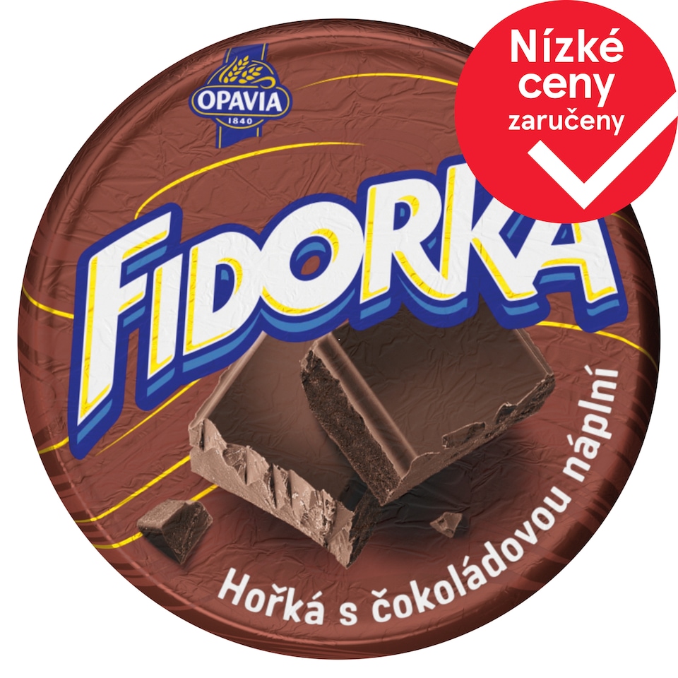 Opavia Fidorka Wafer with Chocolate Filling Dipped in Dark Chocolate 30g