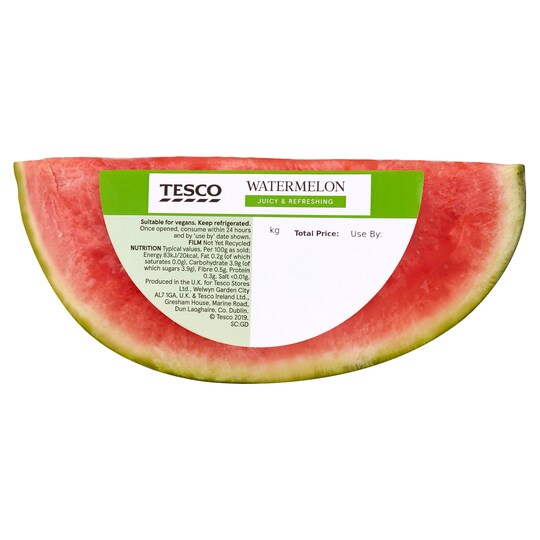 Tesco Watermelon Quarters Tesco Groceries