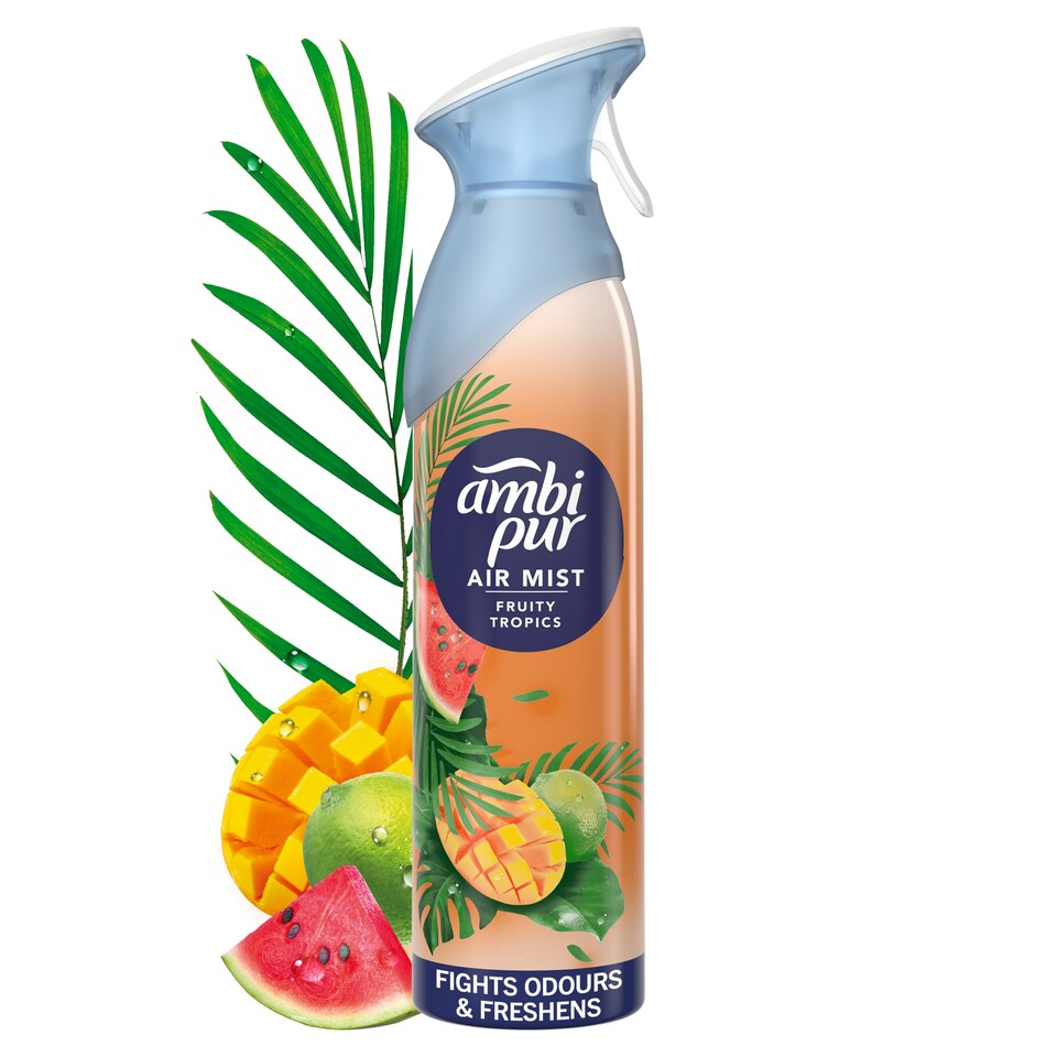 image 1 of Ambi Pur Air Freshener Spray Tropical Fruit 185 ML