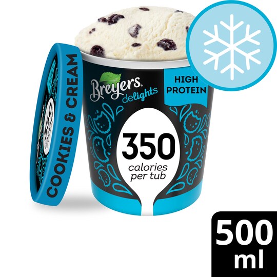 Breyers Cookies And Cream Ice Cream 500Ml Tesco Groceries
