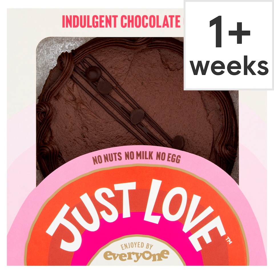 image 1 of Just Love Food Indulgent Vegan Chocolate Cake