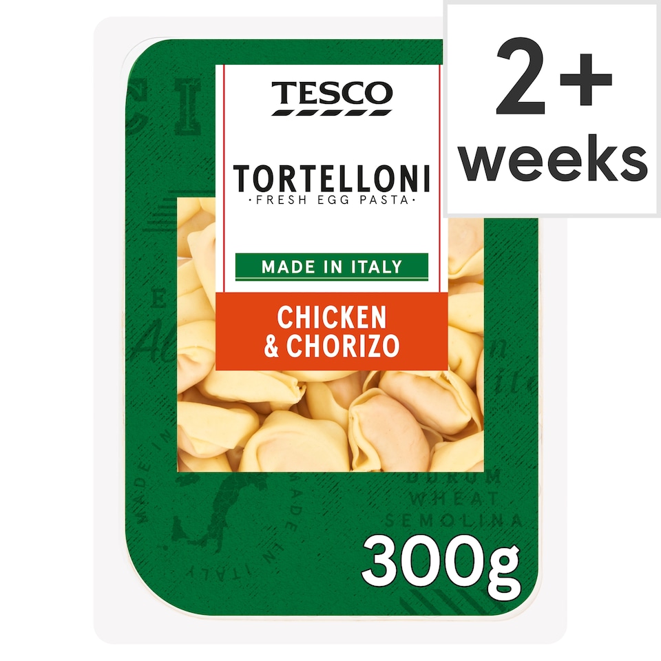 Tesco Chicken & Chorizo Fresh Tortelloni 300g
