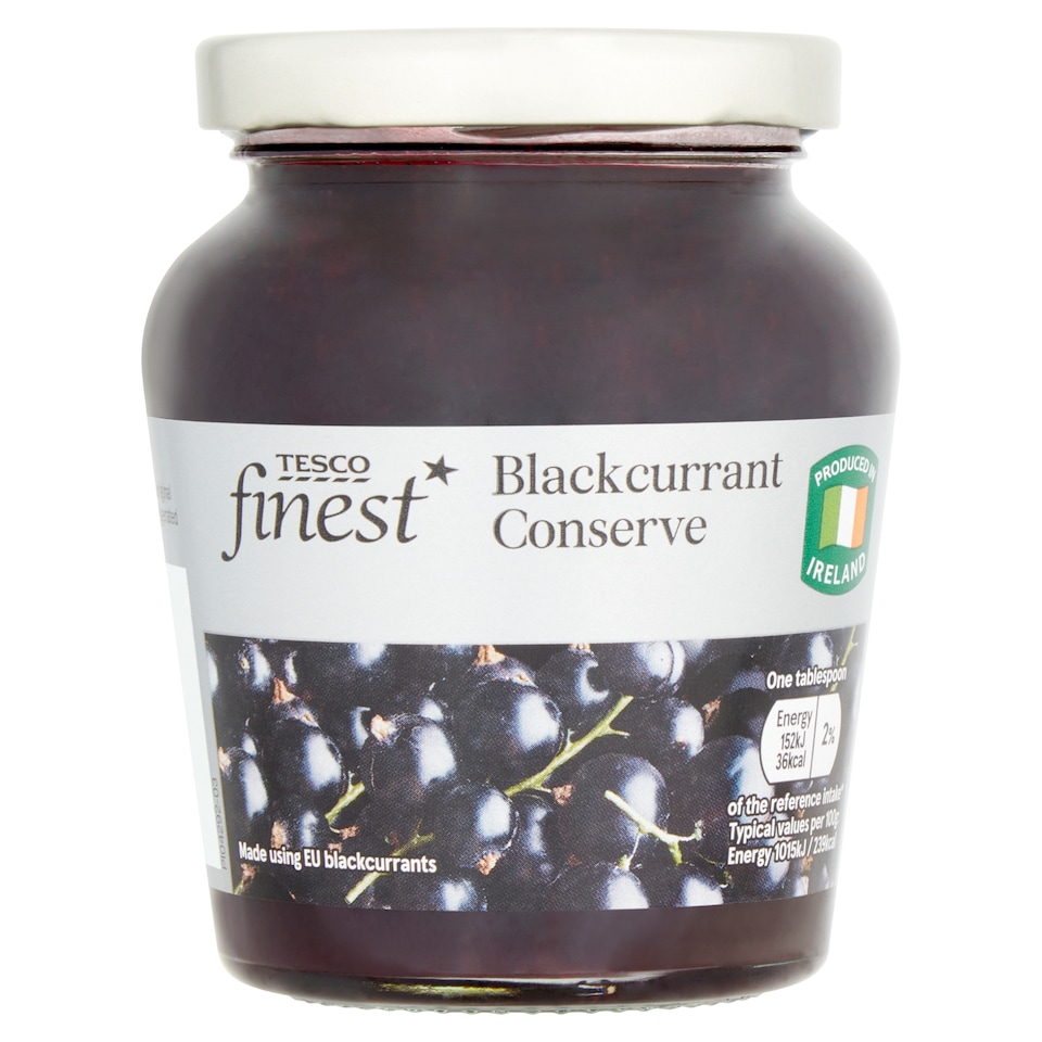 Tesco Finest Blackcurrant Conserve 320 g