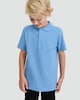 image 1 of F&F School Unisex 3-Pack Pure Cotton Regular Fit Polo Shirts in Blue