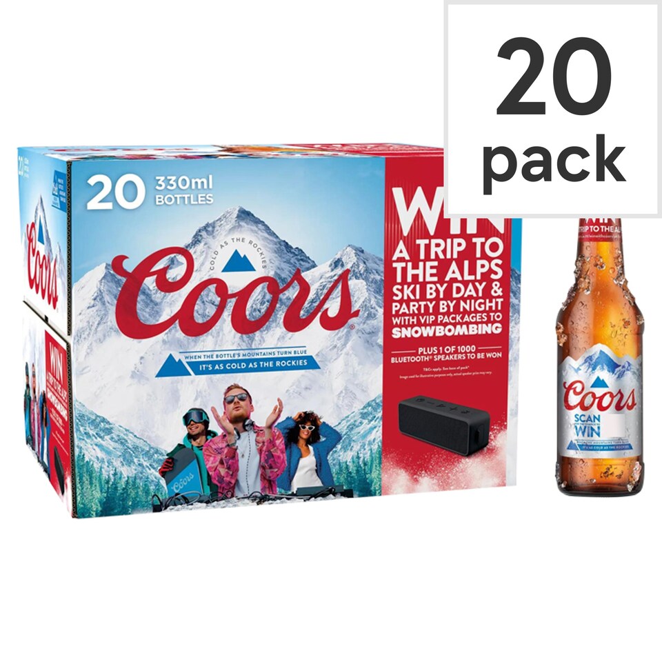 Coors 20 X 330Ml Tesco Groceries