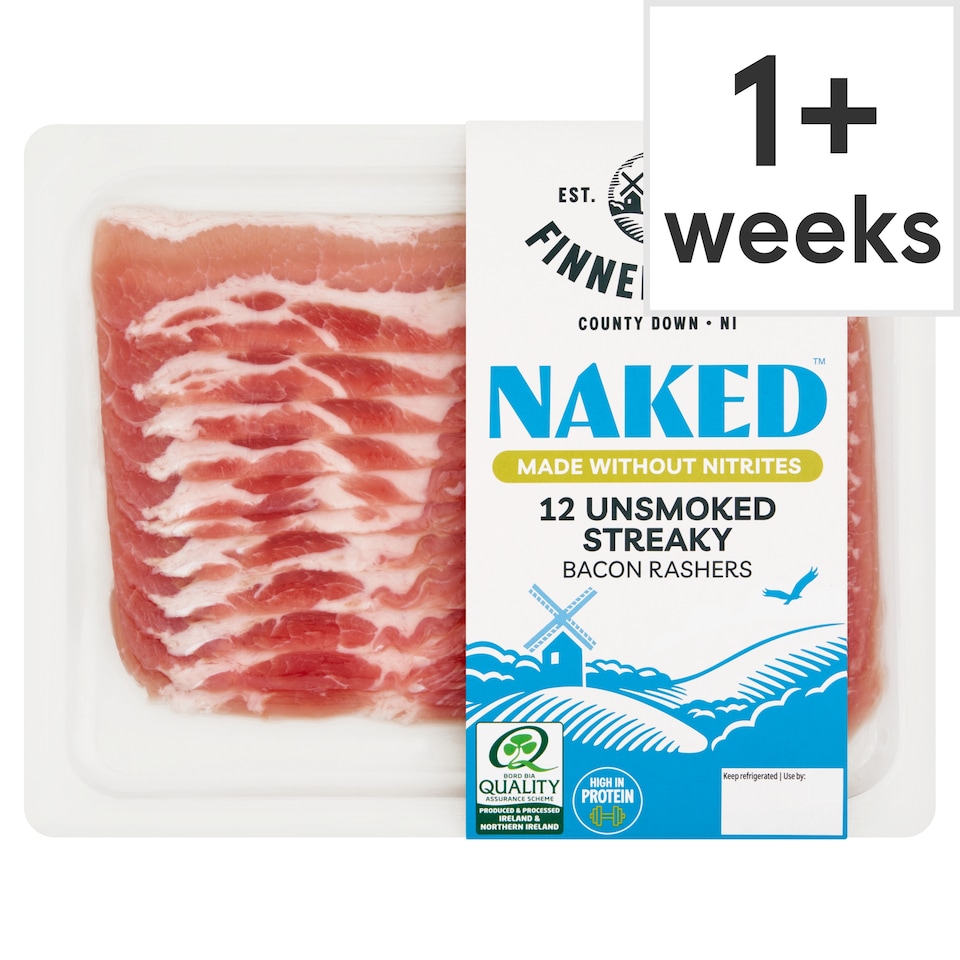 Finne Brogue 12 Naked Unsmoked Streaky 200G