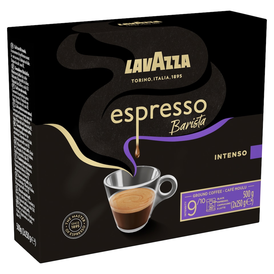 image 1 of Lavazza Espresso Barista Intenso Ground Coffee 2x250g 