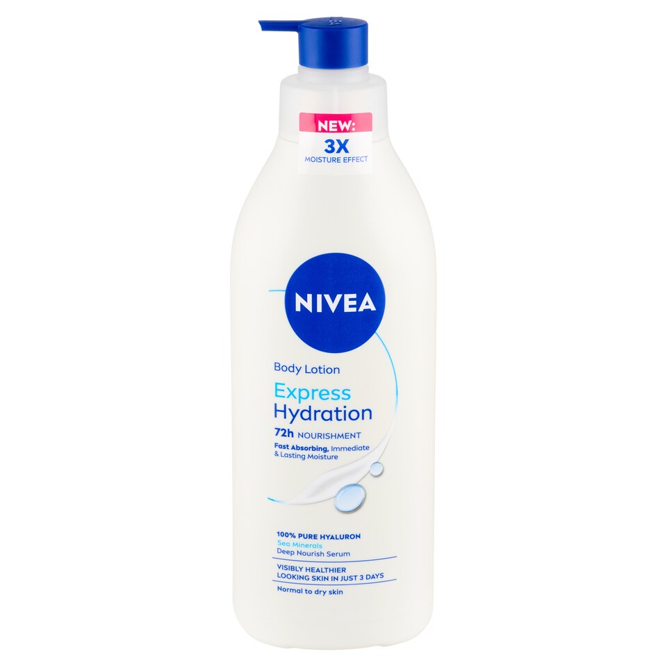 NIVEA Express Hydration testápoló 400 ml  1. kép