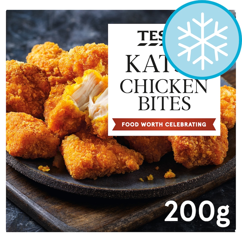 Tesco Katsu Chicken Bites 200g