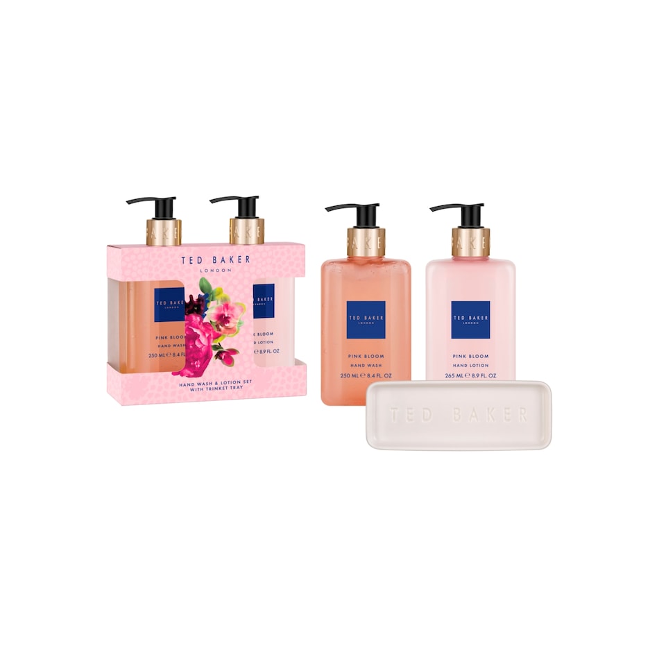 image 1 of Ted Baker Fusion Hand Wash & Lotion Set with Trinket Tray.