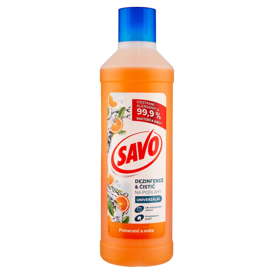 image 1 of Savo Disinfection and Floor Cleaner Orange 1000 ml