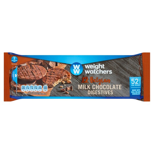 Weight Watchers Milk Chocolate Digestive Biscuit 132G Tesco Groceries