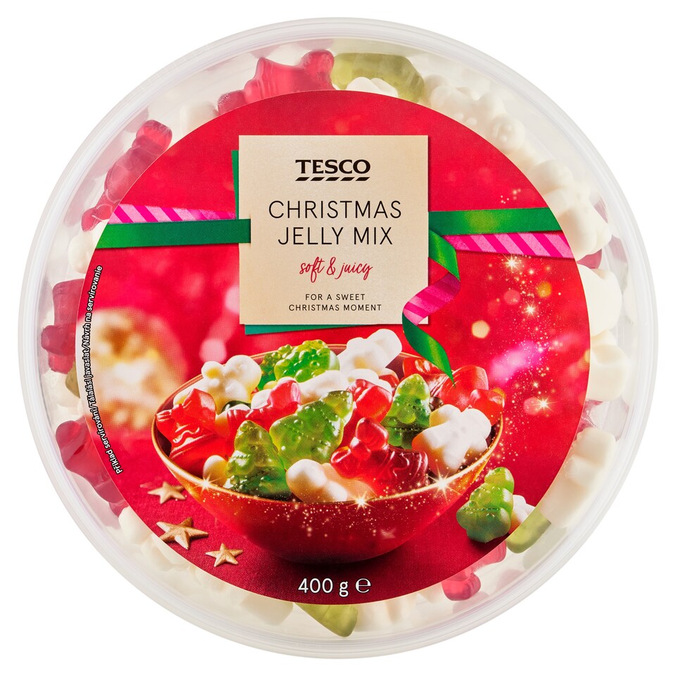 Tesco vegyes gyümölcsízű gumicukor 400 g