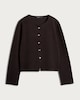 image 4 of F&F Button Front Co-ord Cardigan in Brown