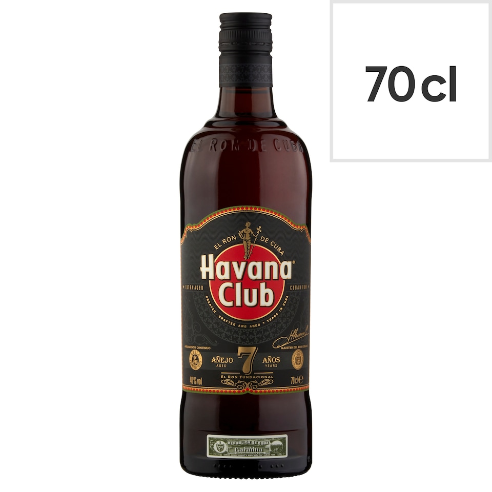 Havana Club 7 Year Old Dark Rum 70Cl