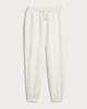 image 4 of F&F Active Drawstring Cuffed Joggers in Cream