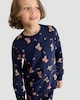 image 1 of F&F Unisex Teddy Bear Print Matching Family Christmas Pyjamas in Multi