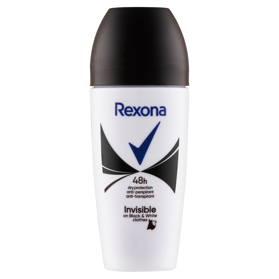 obrázok 1 z Rexona Invisible Black and White Antiperspirant roll-on 50 ml