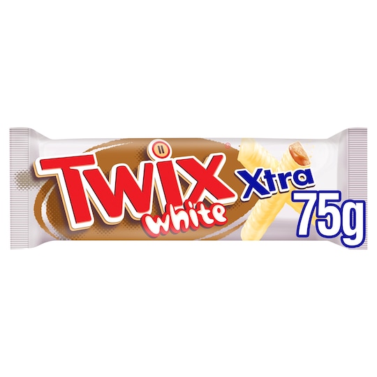 image 1 of Twix White Chocolate Extra Single Twin 75G