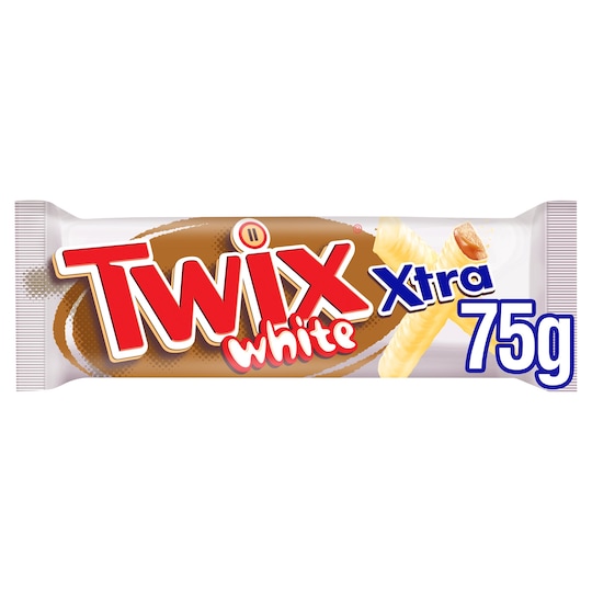 Twix White Chocolate Extra Single Twin 75G - Tesco Groceries