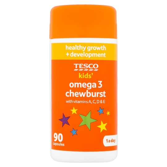 Tesco Kids Omega 3 Chewburst X 90 Tesco Groceries