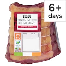 Tesco Irish Mini Beef Round Roast 500G