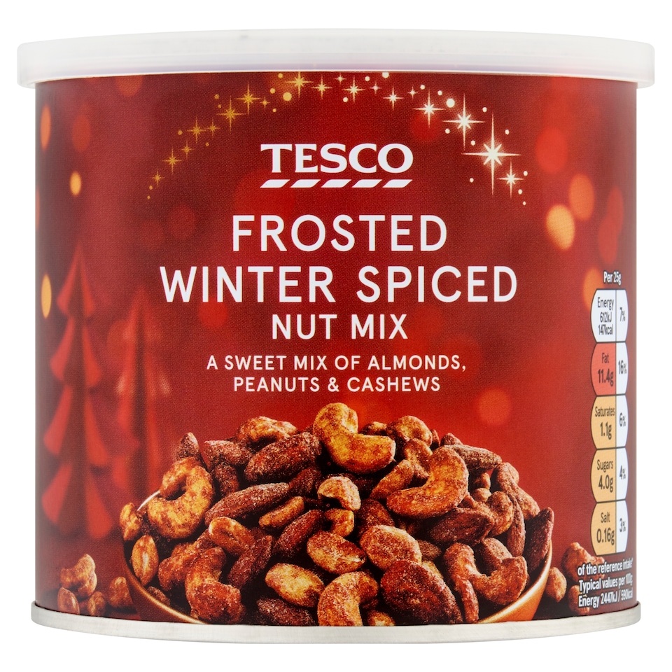 Tesco Frosted Winter Spiced Nut Mix 300g