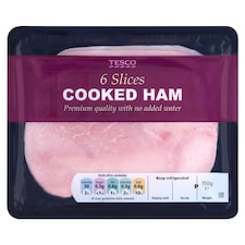 Tesco Cooked Ham 150G
