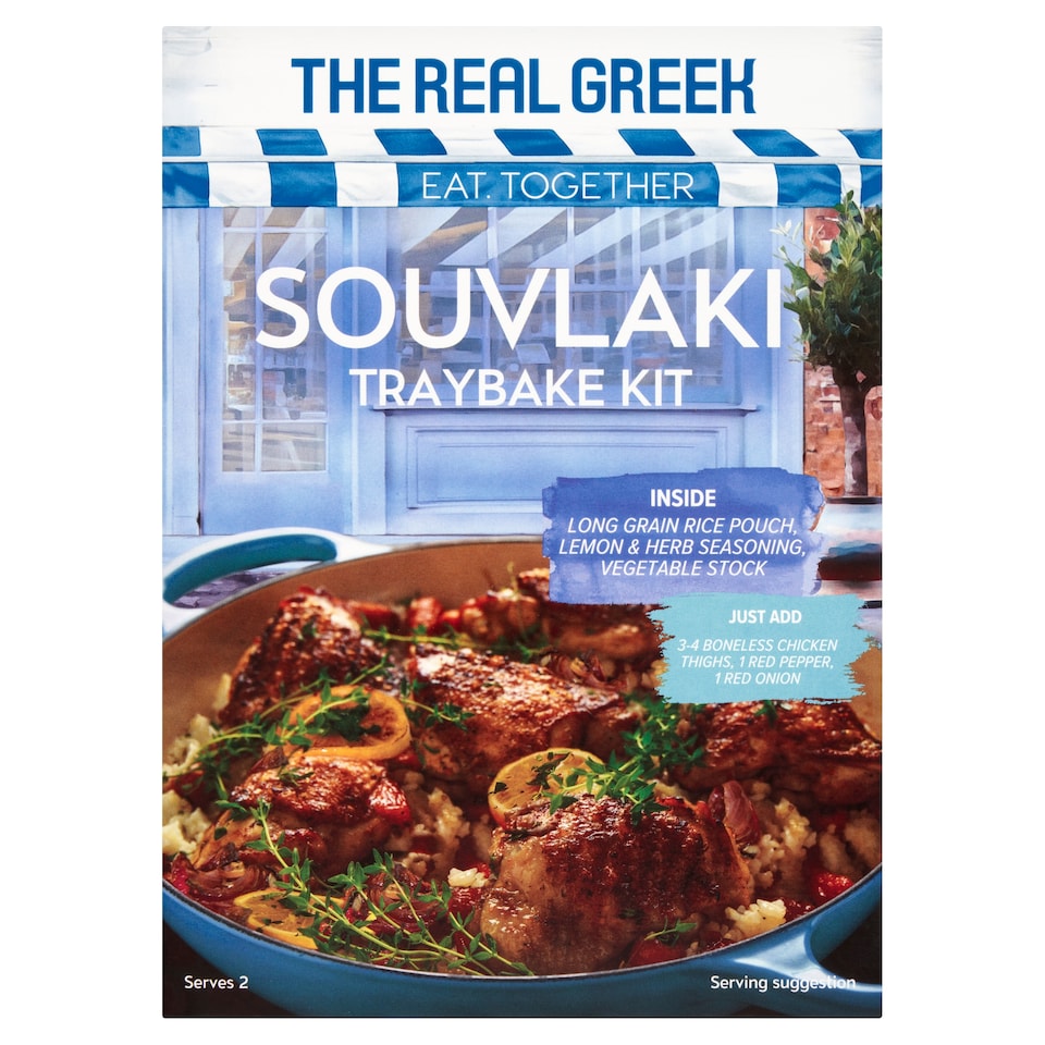 The Real Greek Souvlaki Traybake Kit 285g