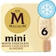 image 1 of Magnum Mini White Chocolate & White Chocolate Almond Ice Cream Sticks 6x55ml