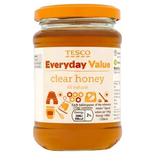 Tesco Every Day Value Clear Honey 340G