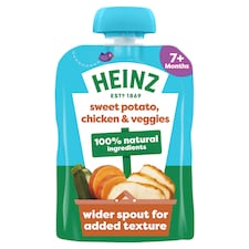 Heinz Sweet Potato, Chicken & Veggies Pouch Baby Food 130g