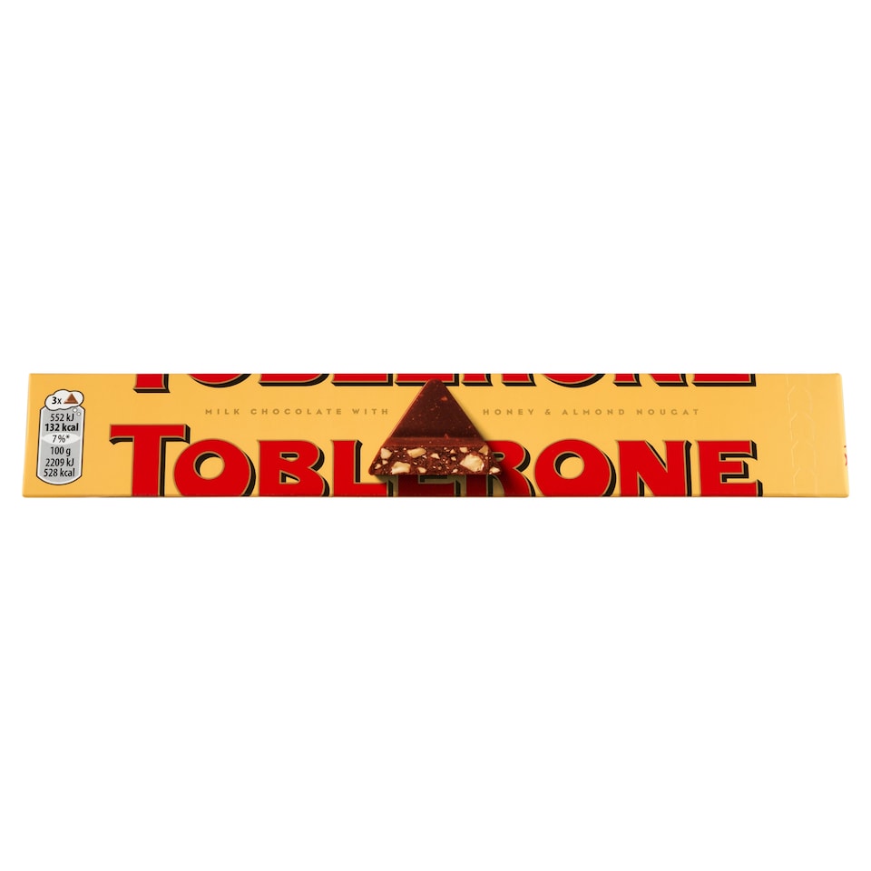 Toblerone tejcsokoládé mézzel és mandulával 100 g  1. kép