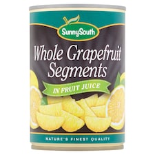 Sunny South Whole Grapefruit Segments In Juice 425G