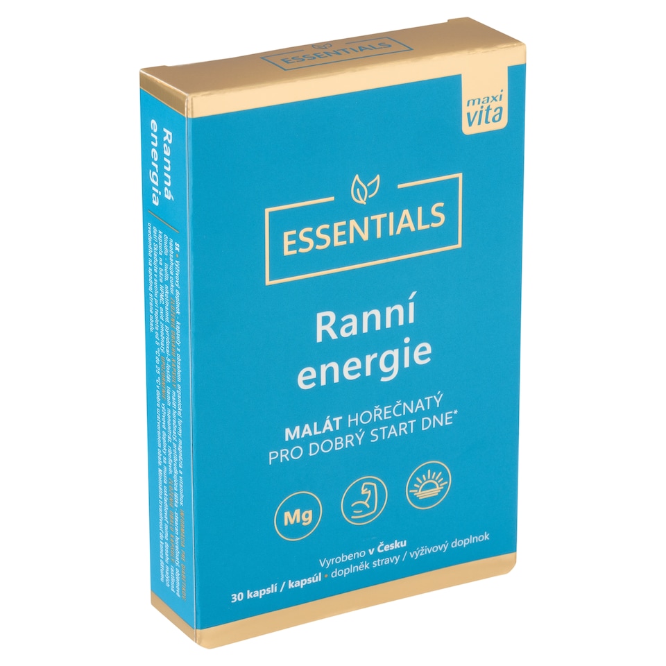 Obrázek 1 pro produkt Maxi Vita Essentials Ranní energie doplněk stravy 30 kapslí 23,1g