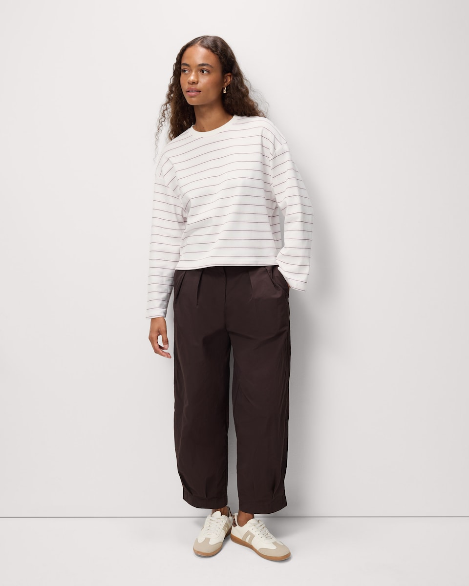 image 1 of OH ME OH MY Pure Cotton Striped Top in Multi Pink