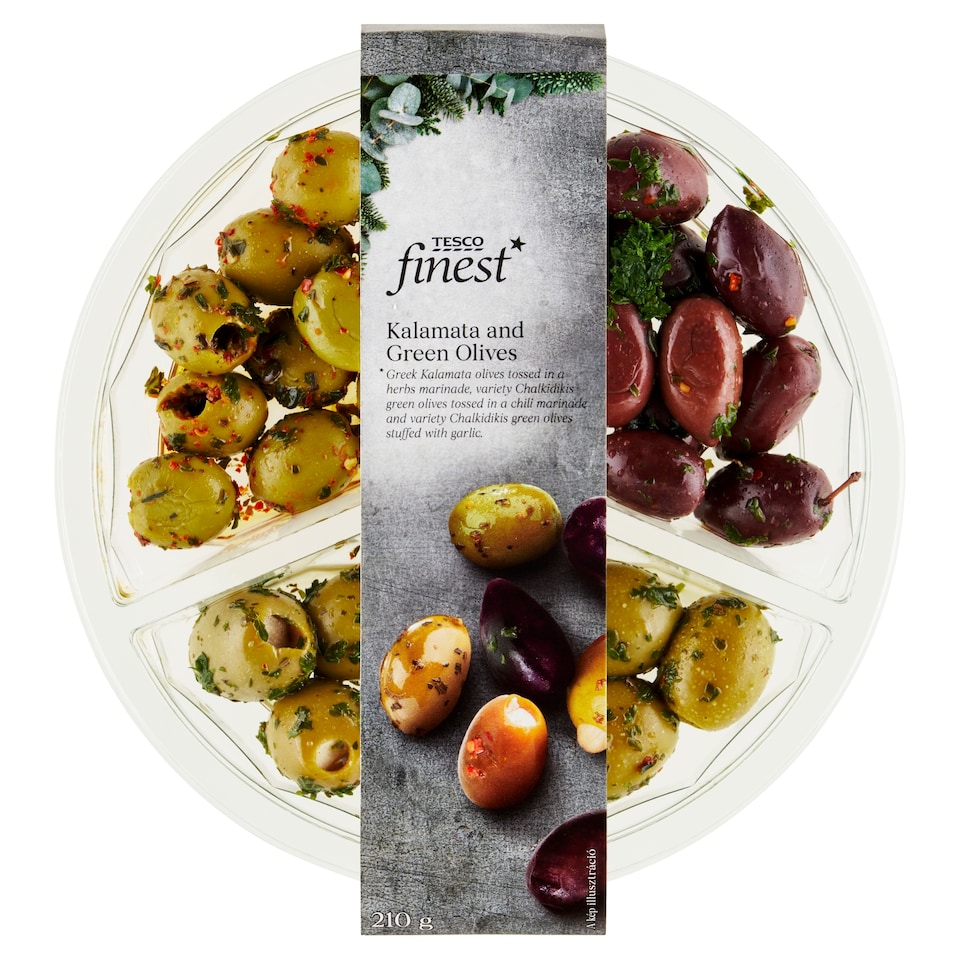 Tesco Finest Kalamata and olives antipasti selection 210 g