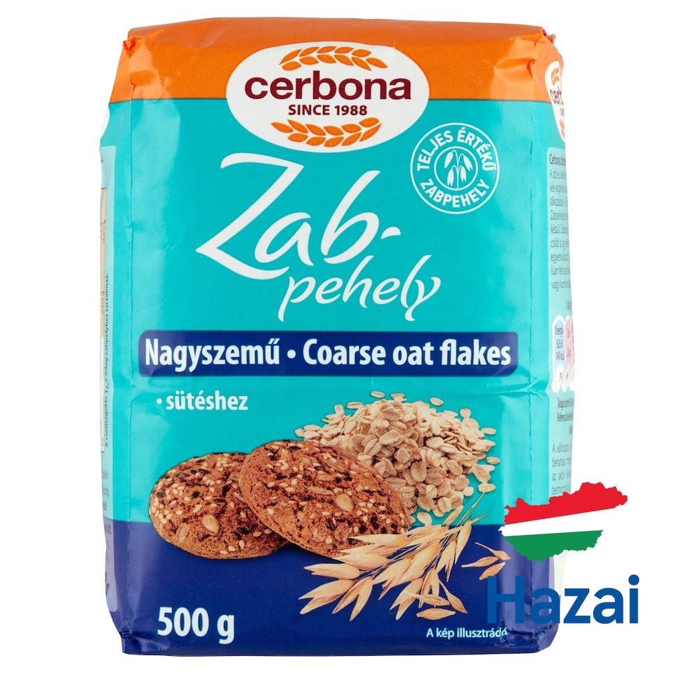 Cerbona nagyszemű zabpehely 500 g