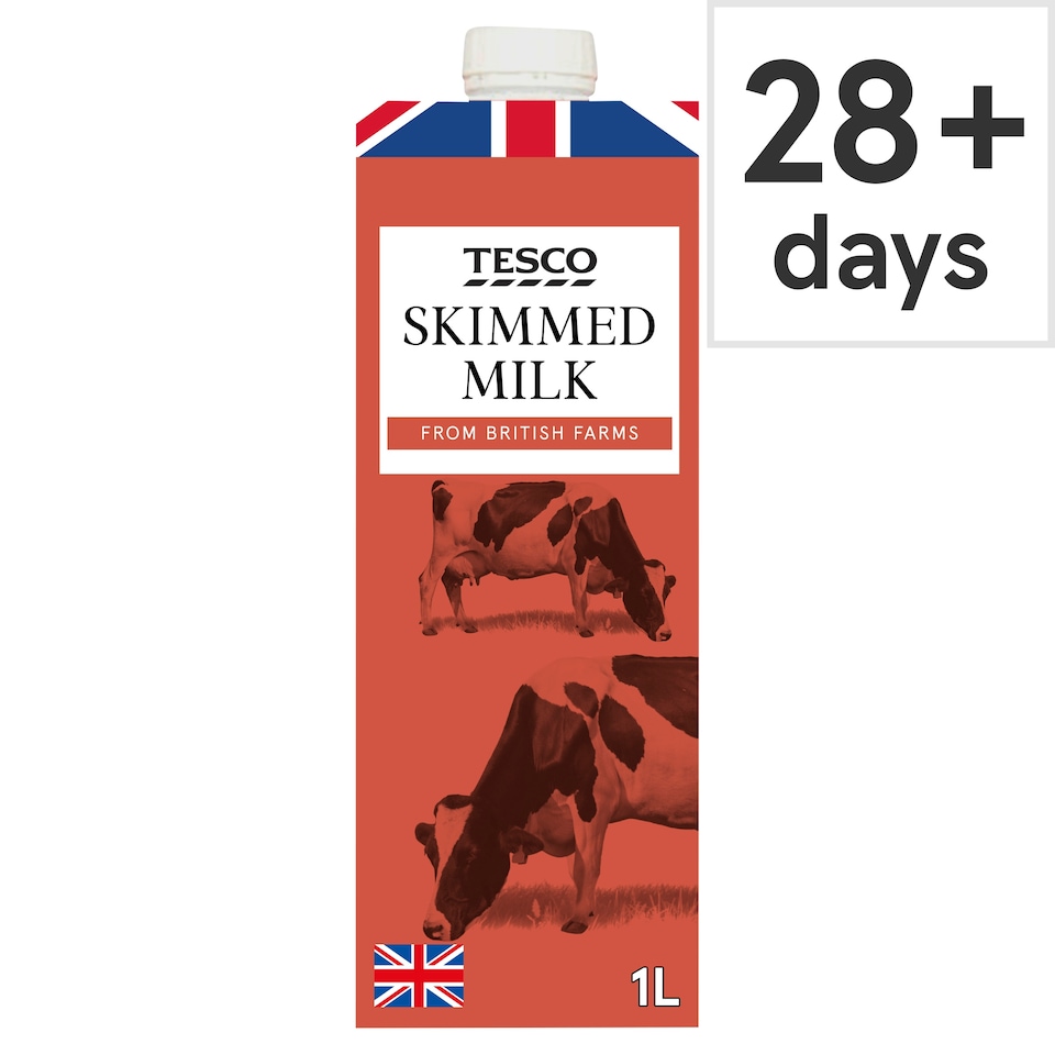 Tesco British Skimmed Longlife Uht Milk 1 Litre