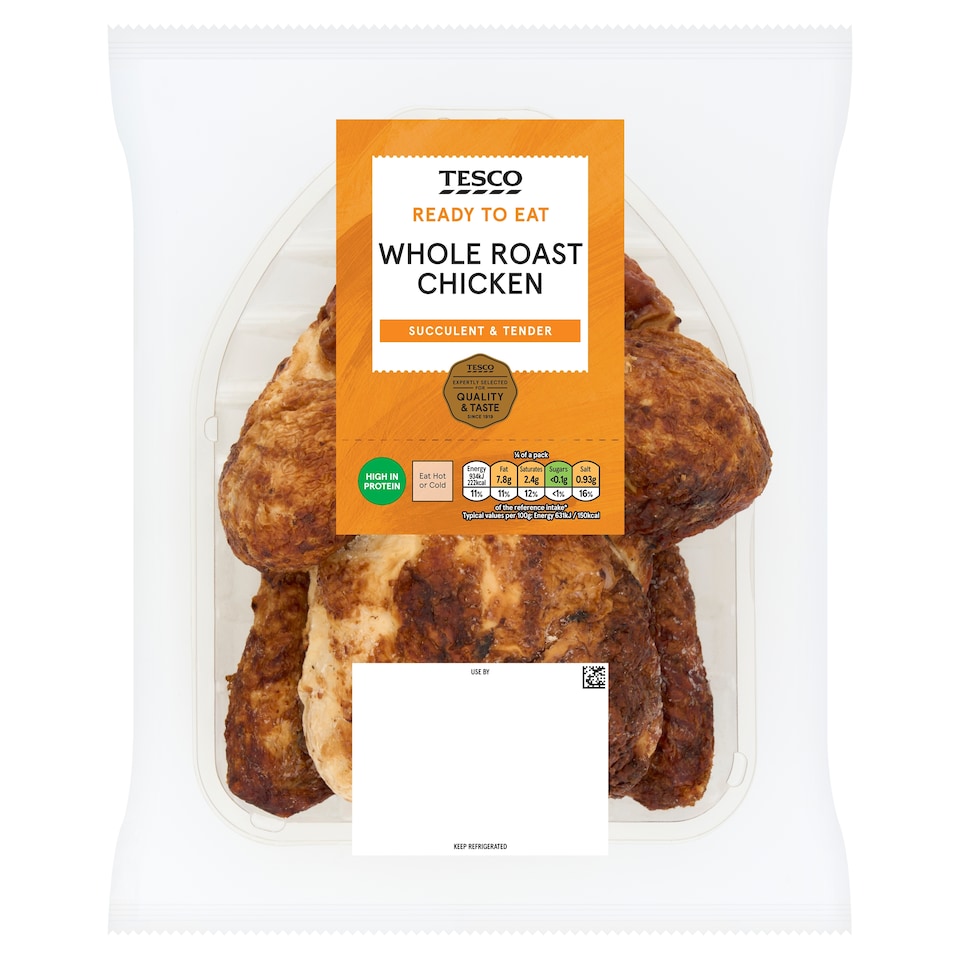 Tesco Whole Roast Chicken 1kg