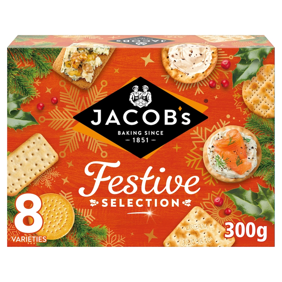 image 1 of Jacob's Biscuits for Cheese 8 Variety Cracker Selection 300g