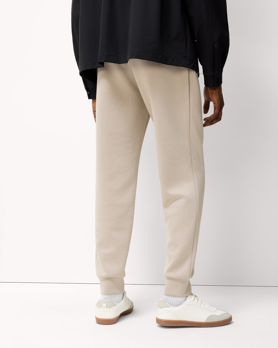 image 1 of F&F Slim Fit Cuffed Joggers in Stone
