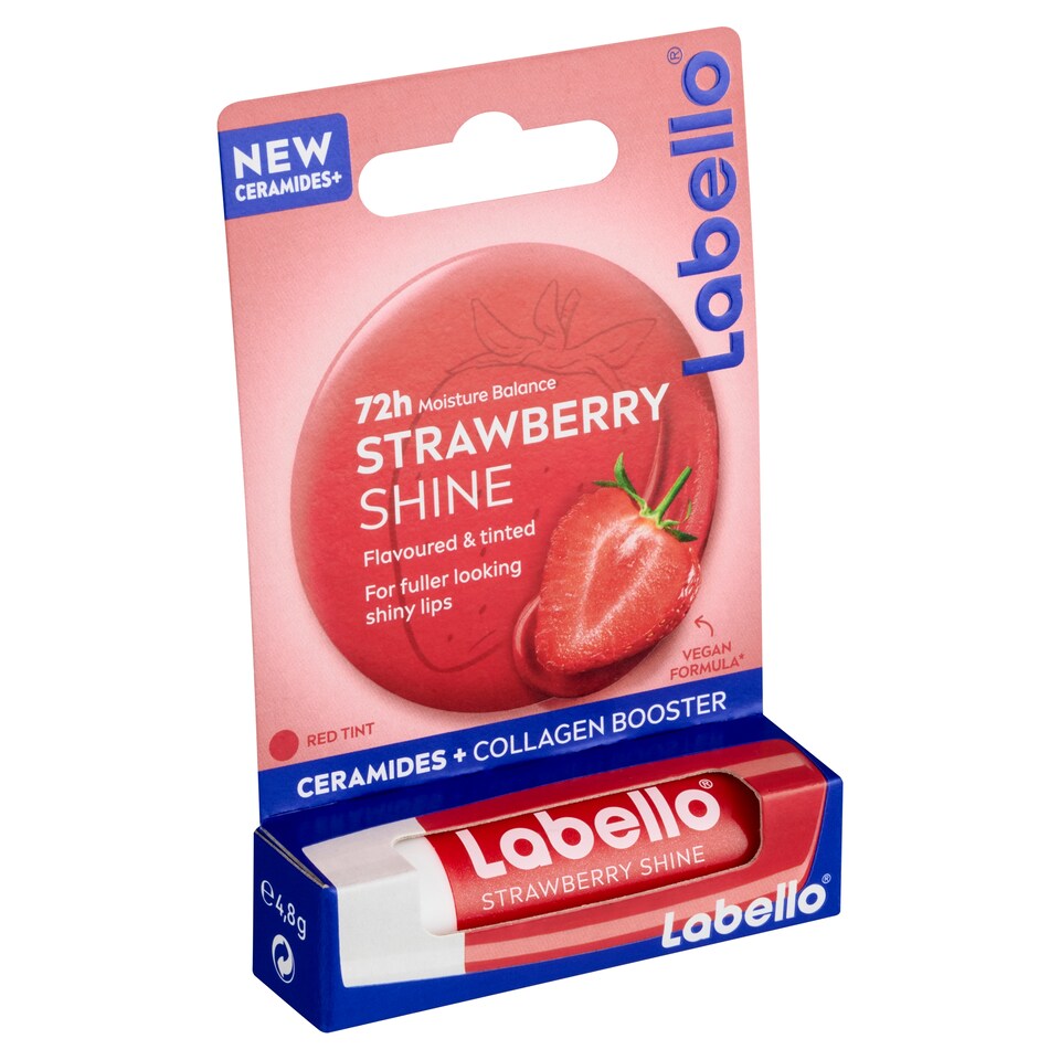obrázok 1 z Labello Strawberry Shine Tónovací balzam na pery 4,8 g