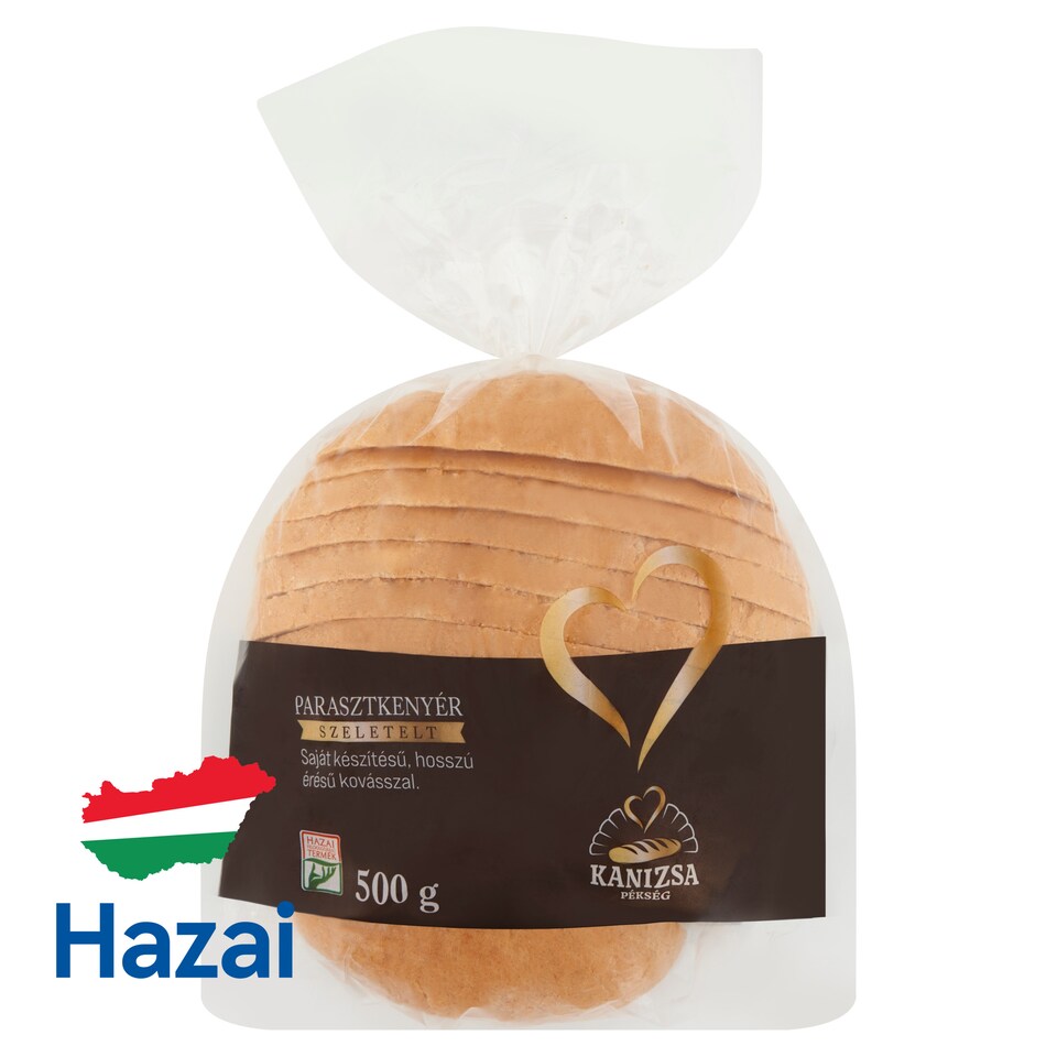 Kanizsa Pékség szeletelt parasztkenyér 500 g